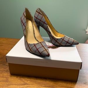 Plaid Pumps